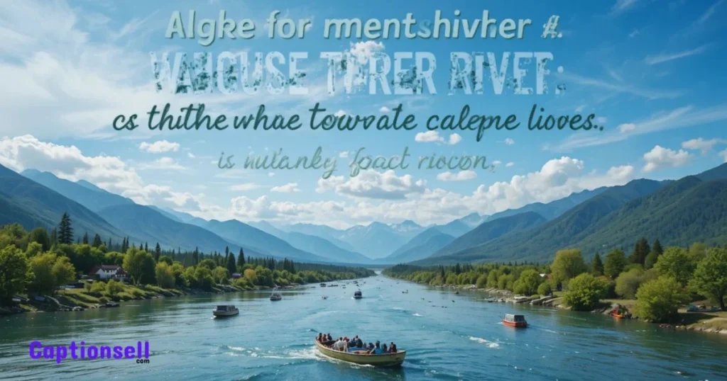 Inspiring River Captions For Adventure Lovers