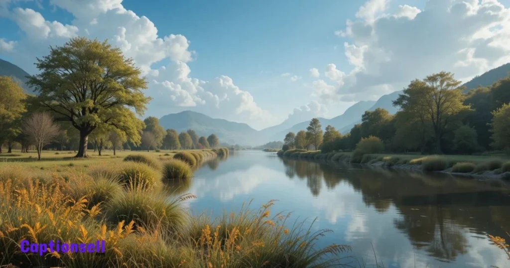 Meaningful River Captions For Reflections