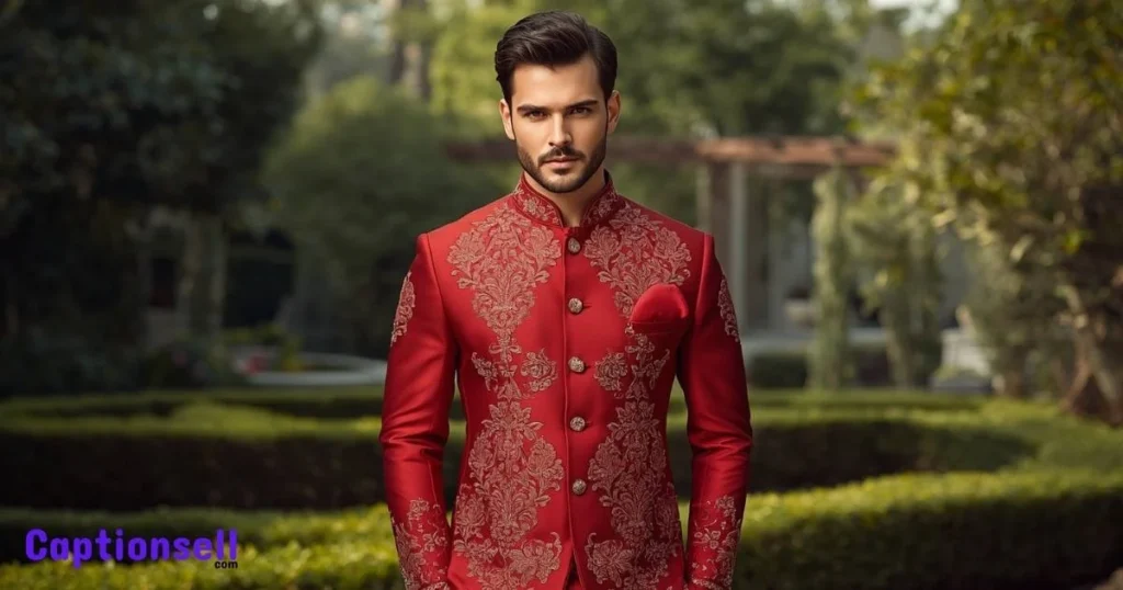 Red Outfit Captions For Instagram For Boy