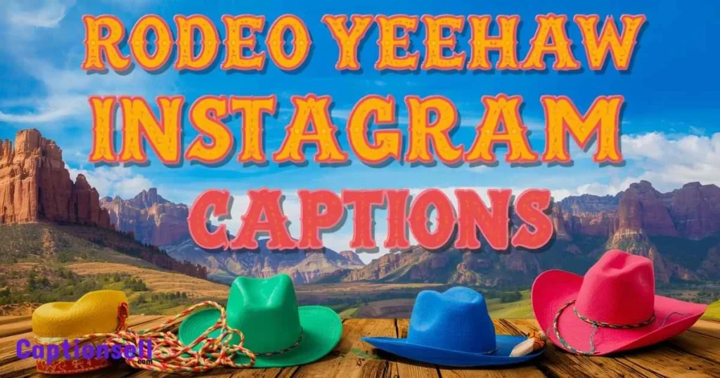 Rodeo Yeehaw Instagram Captions