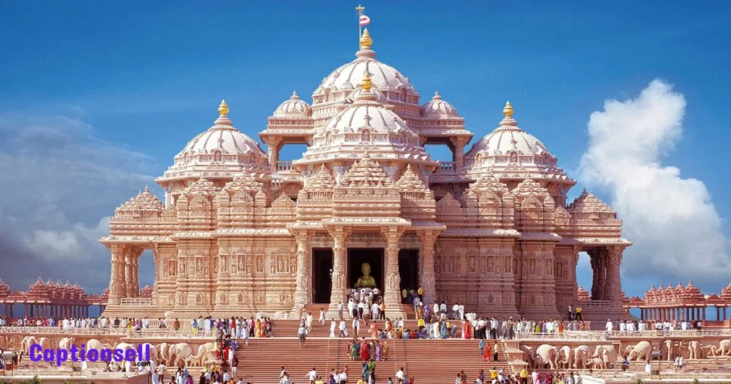 Akshardham Temple Captions