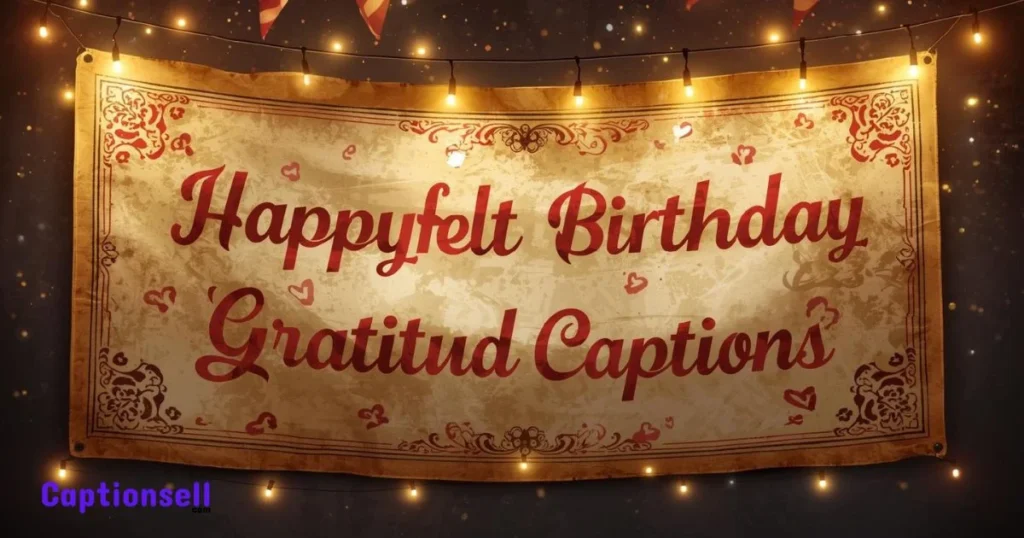 Heartfelt Birthday Gratitude