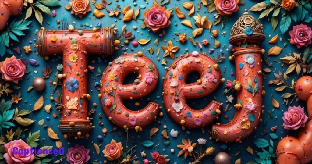 One Word Teej Captions