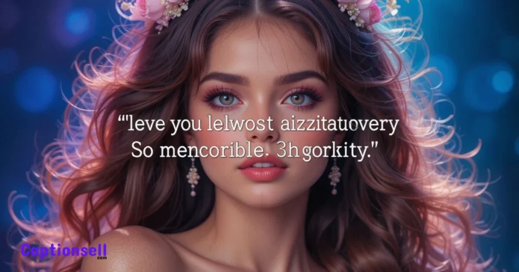 Heartfelt Showgirl Captions