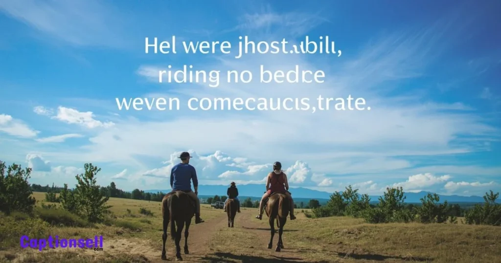 Motivational Riding Captions