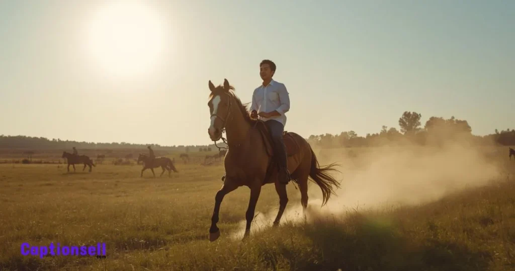 Short Riding Captions