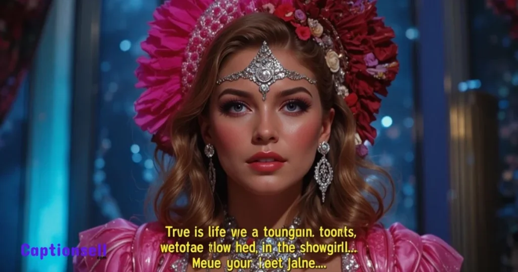 Showgirl Captions That Dazzle