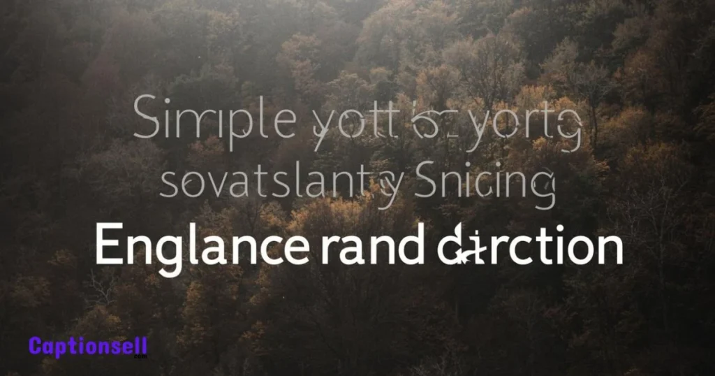 Simple Yet Strong English