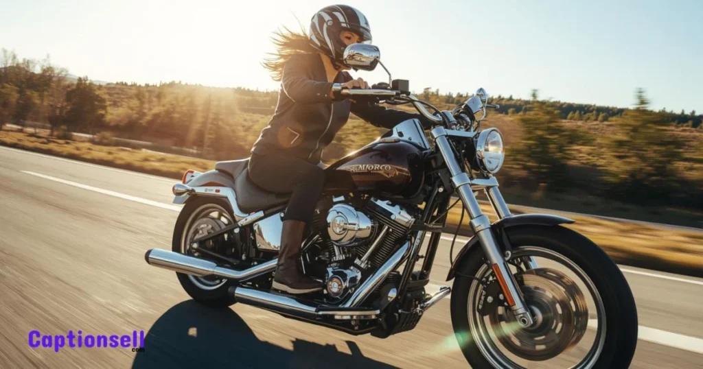 Stylish Riding Captions