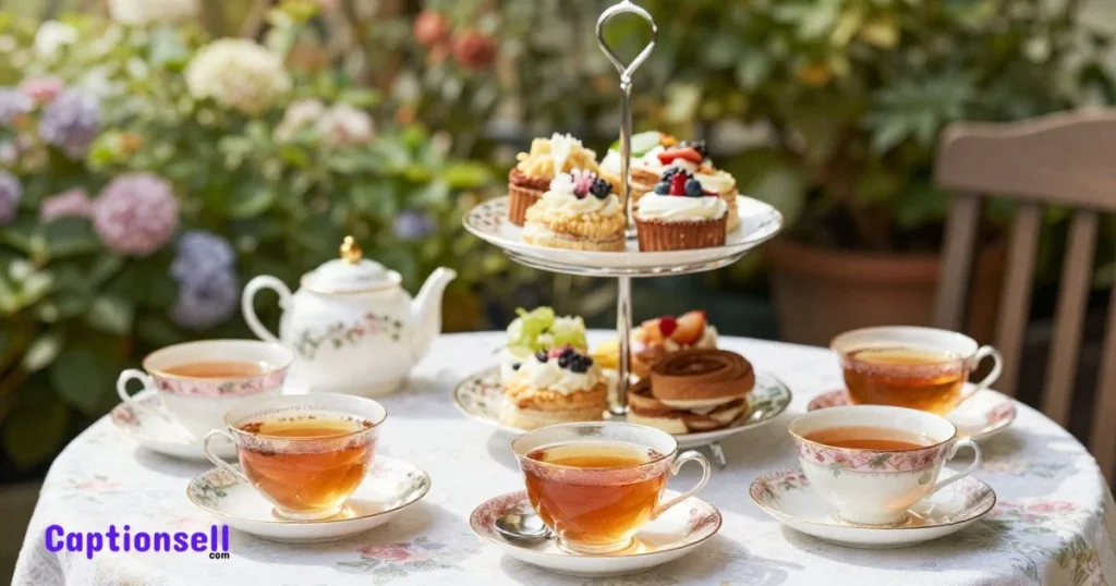 Afternoon Tea Captions