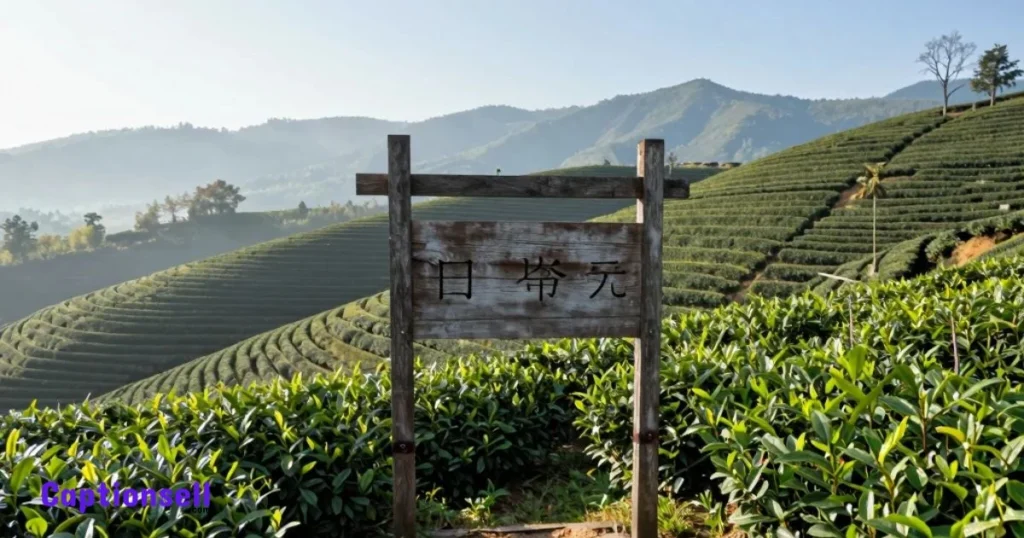 Best Tea Garden Captions