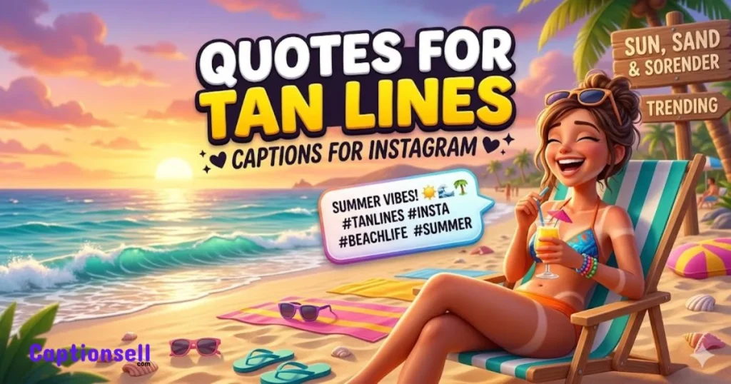 Quotes For Tan Lines Captions