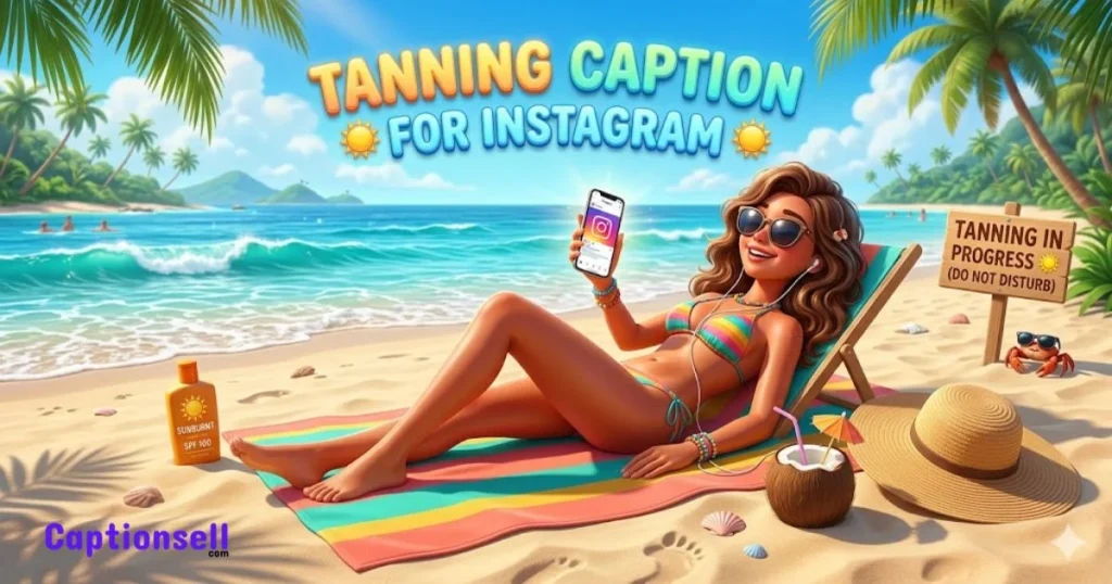 Tanning Caption For Instagram