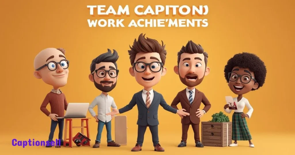 Team Captions For Work Achievements