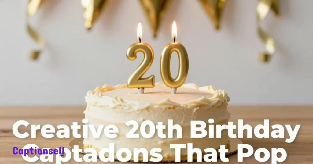 Creative 20th Birthday Captions