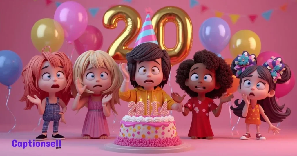 Funny Captions For 20th Birthday