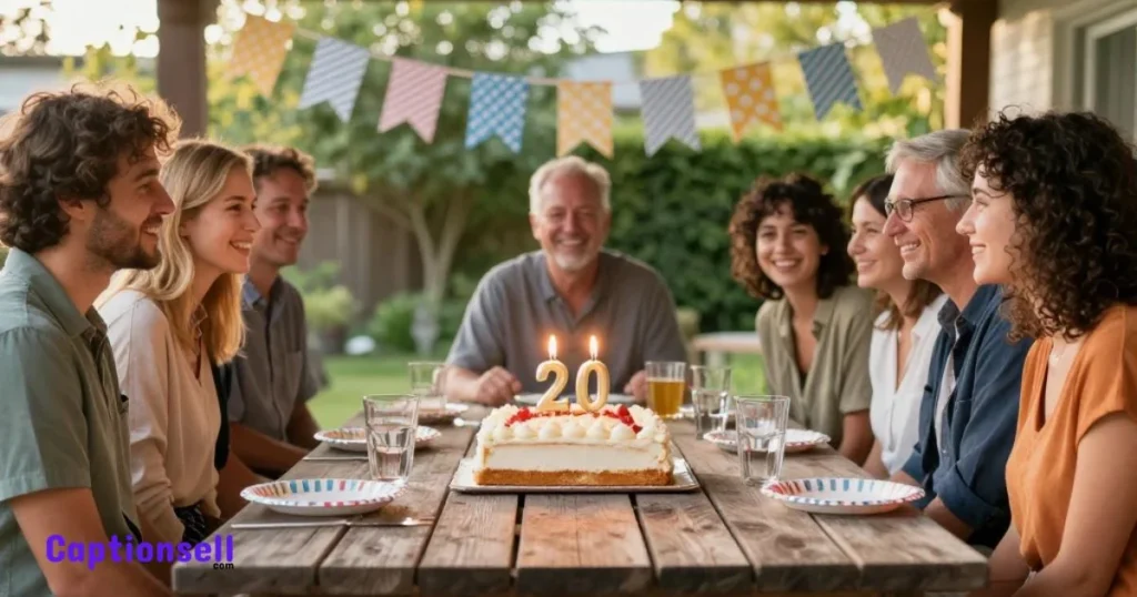 Joyful 20th Birthday Captions