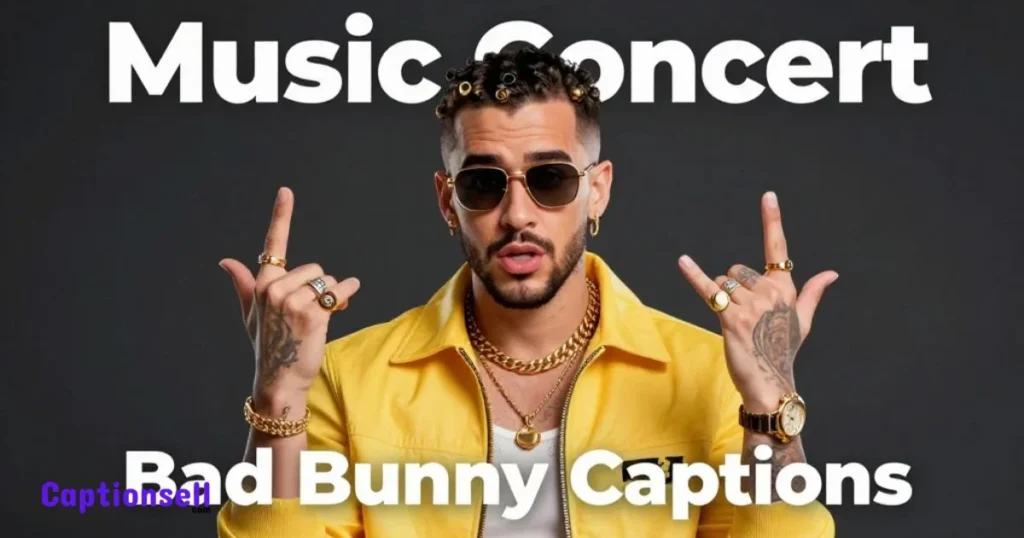Music Concert Bad Bunny Captions