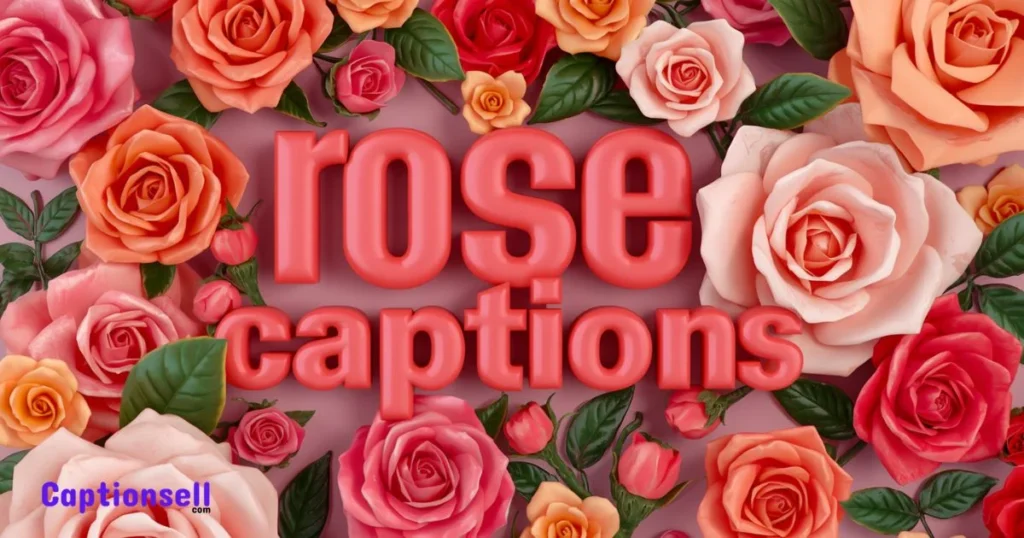 One Word Rose Captions