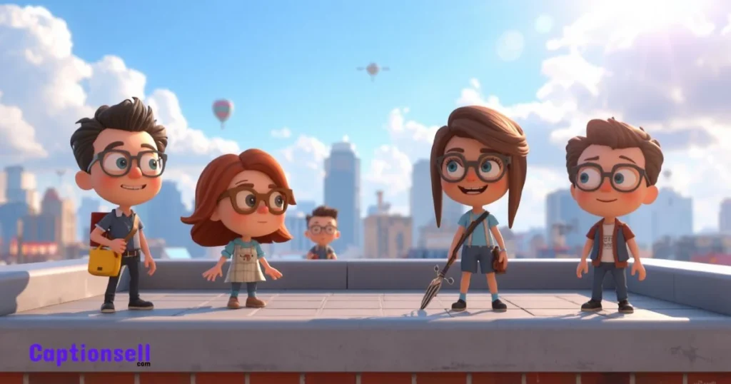 Rooftop Captions With Friends
