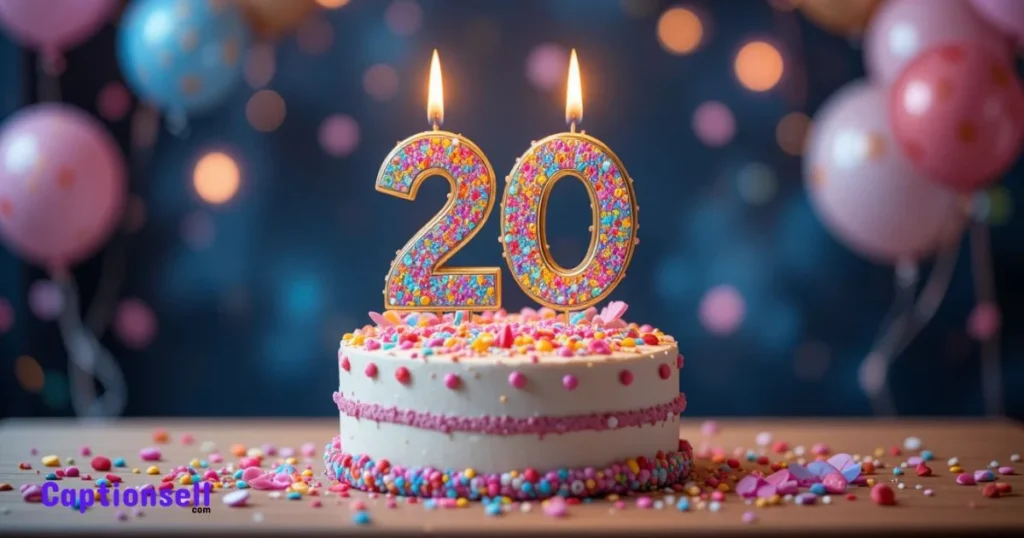 Short Captions For 20th Birthday