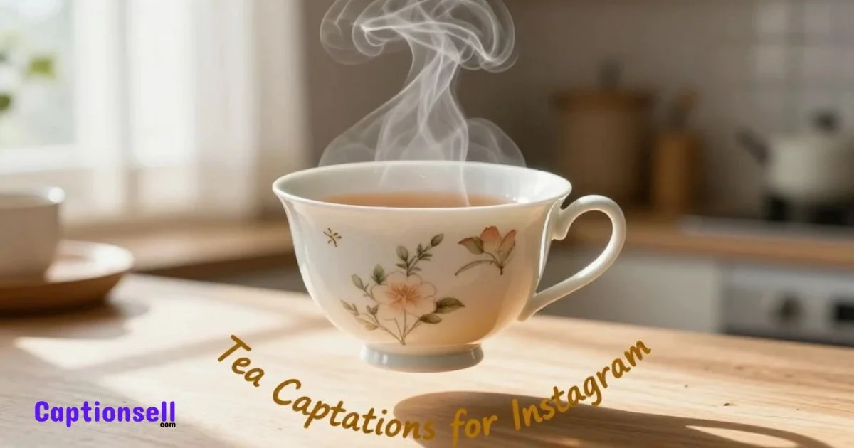 Tea Captions For Instagram