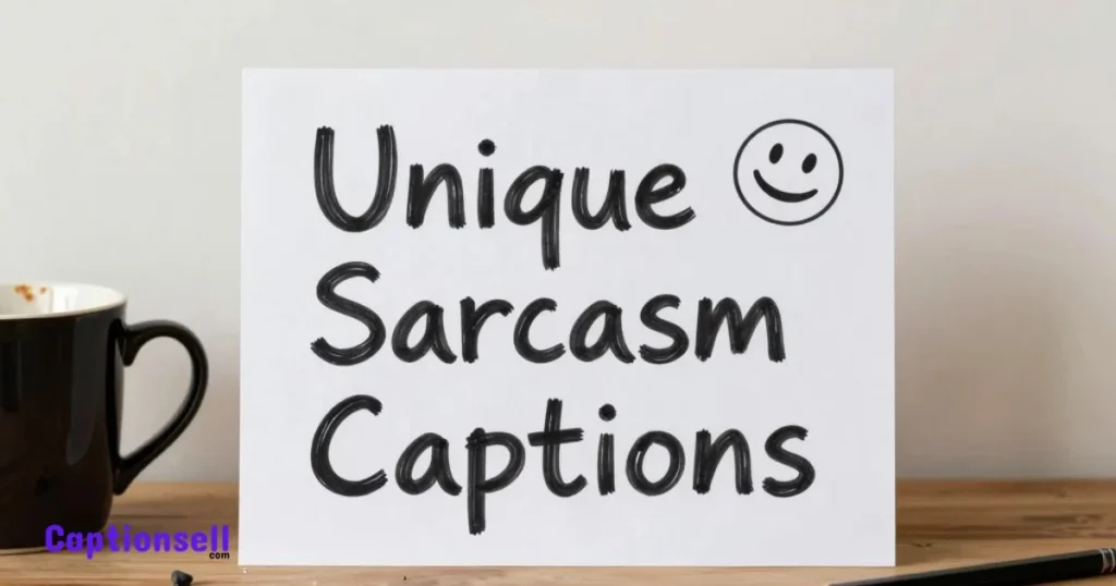 Unique Sarcasm Captions