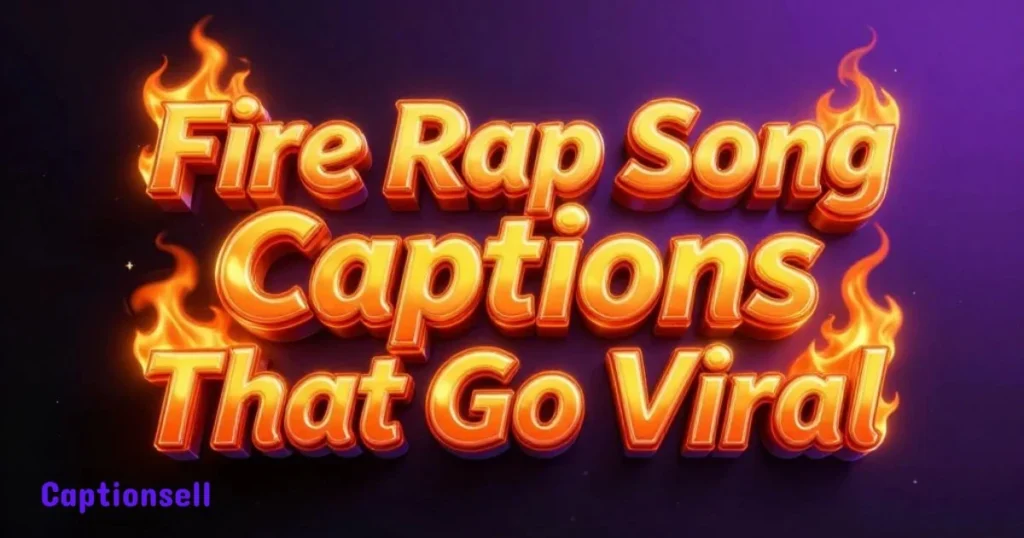 Fire Rap Song Captions
