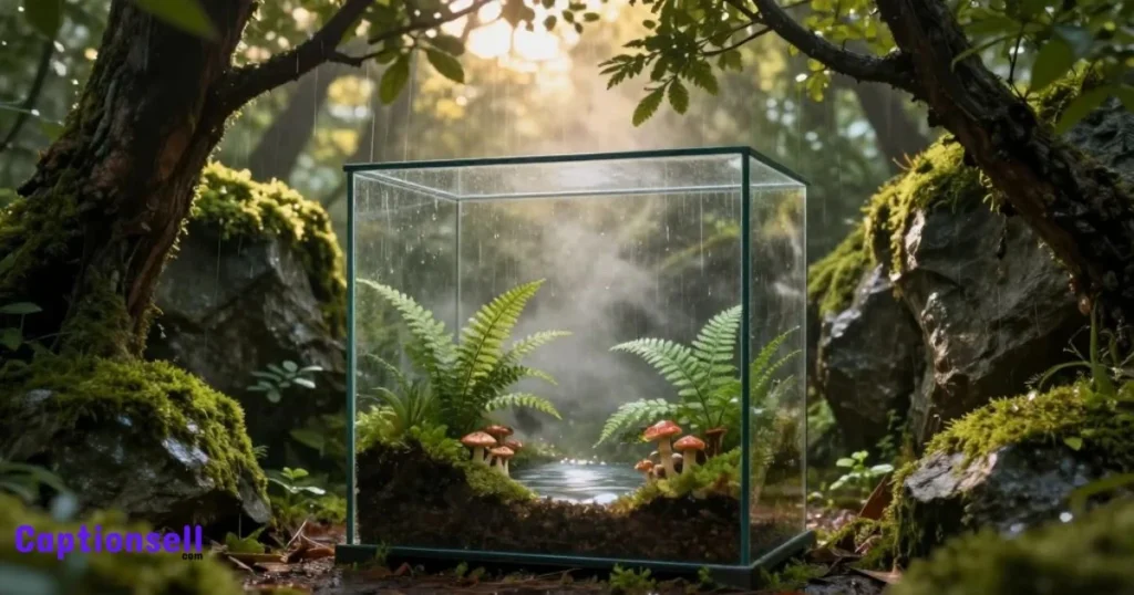 Nature Inspired Rain Captions