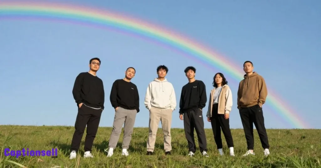 Rainbow Captions For Friends