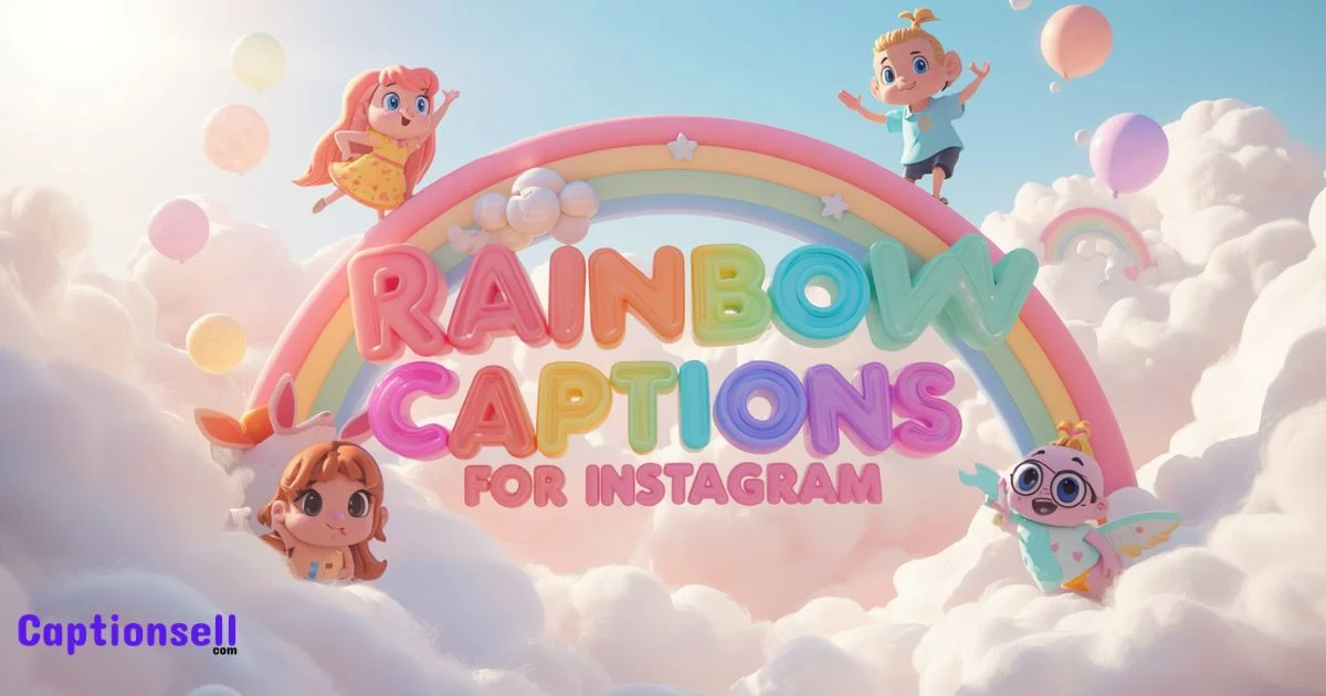 Rainbow Captions For Instagram