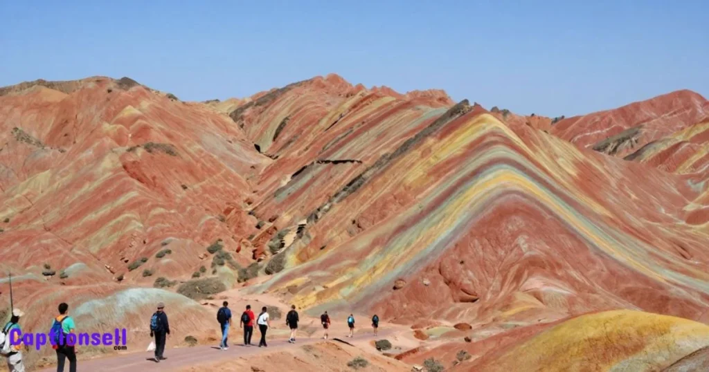 Rainbow Mountain Travel Captions