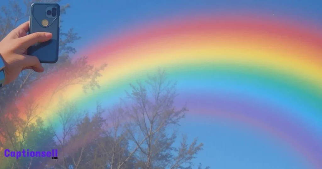 Rainbow Selfie Captions