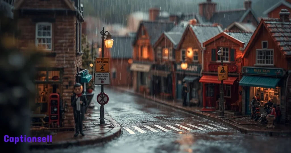 Sad Rain Captions