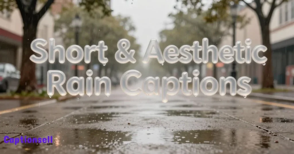 Short And Aesthetic Rain