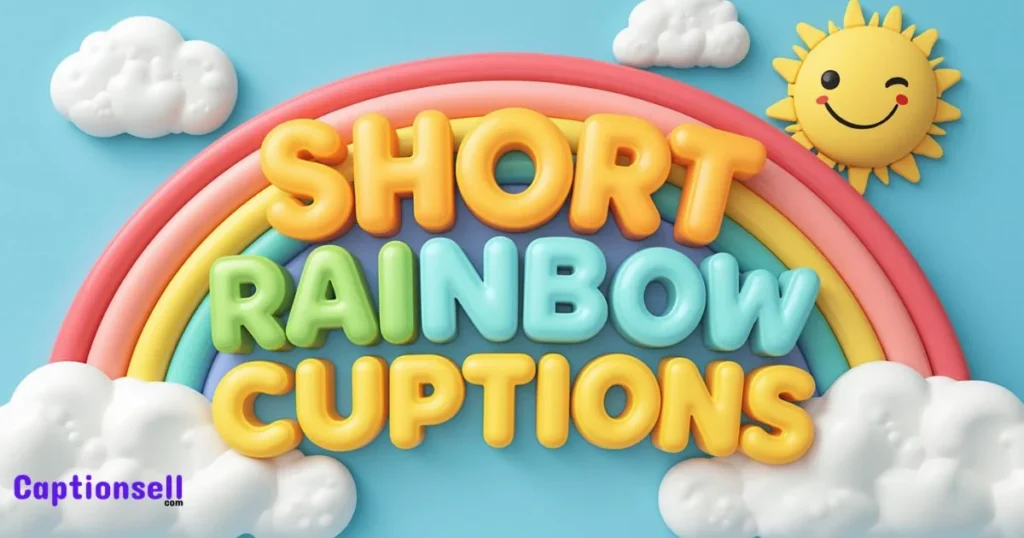 Short Rainbow Captions