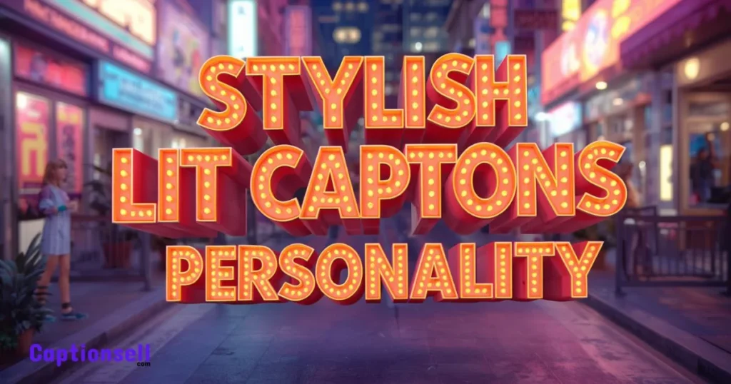 Stylish Lit Captions