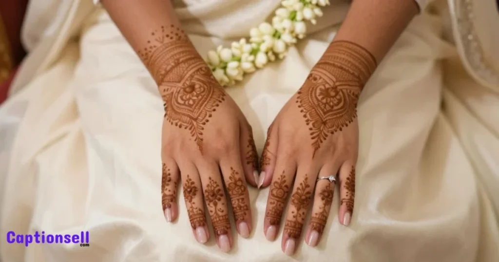 Beautiful Mehndi Captions For Brides