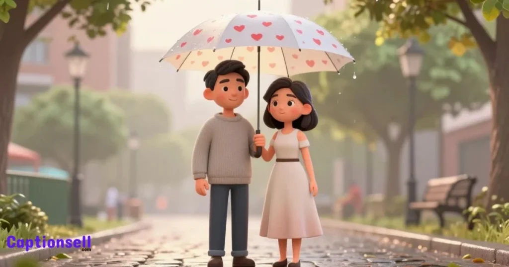 Romantic Umbrella Day Captions