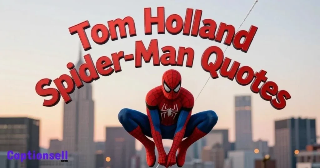 Tom Holland Spider Man Quotes