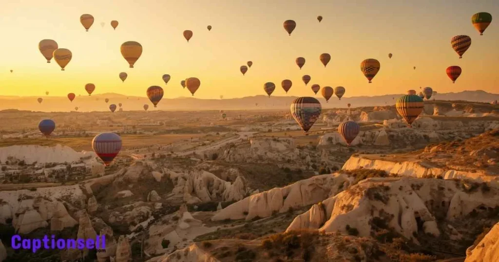 Cappadocia Hot Air Balloon Captions