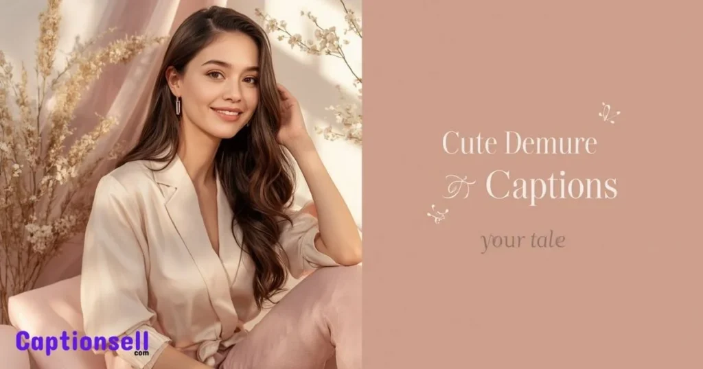 Cute Demure Captions For Instagram