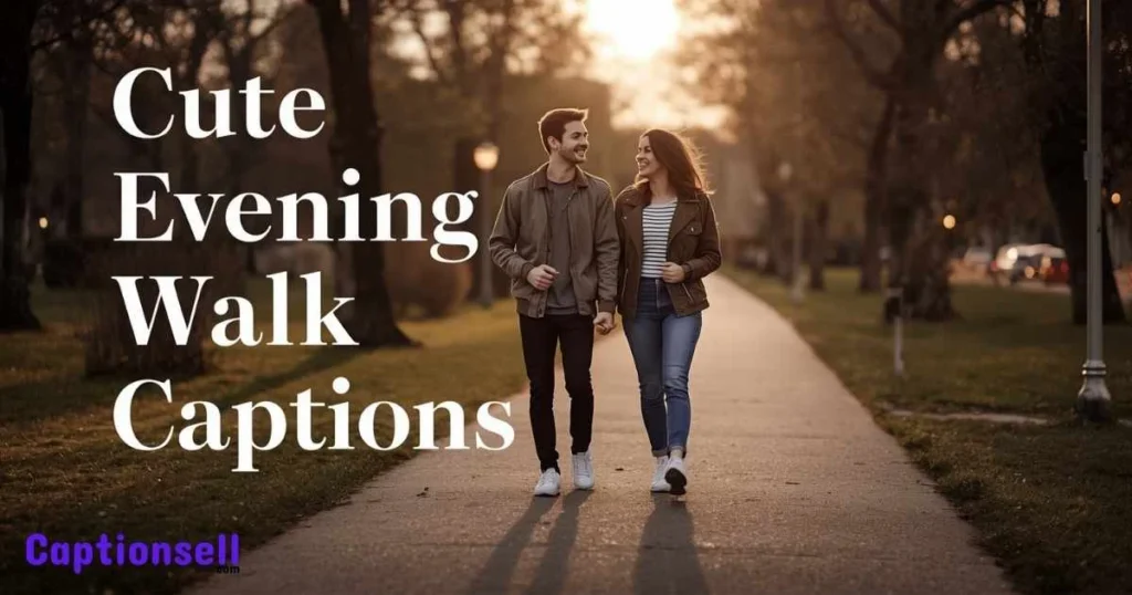 Cute Evening Walk Captions For Instagram