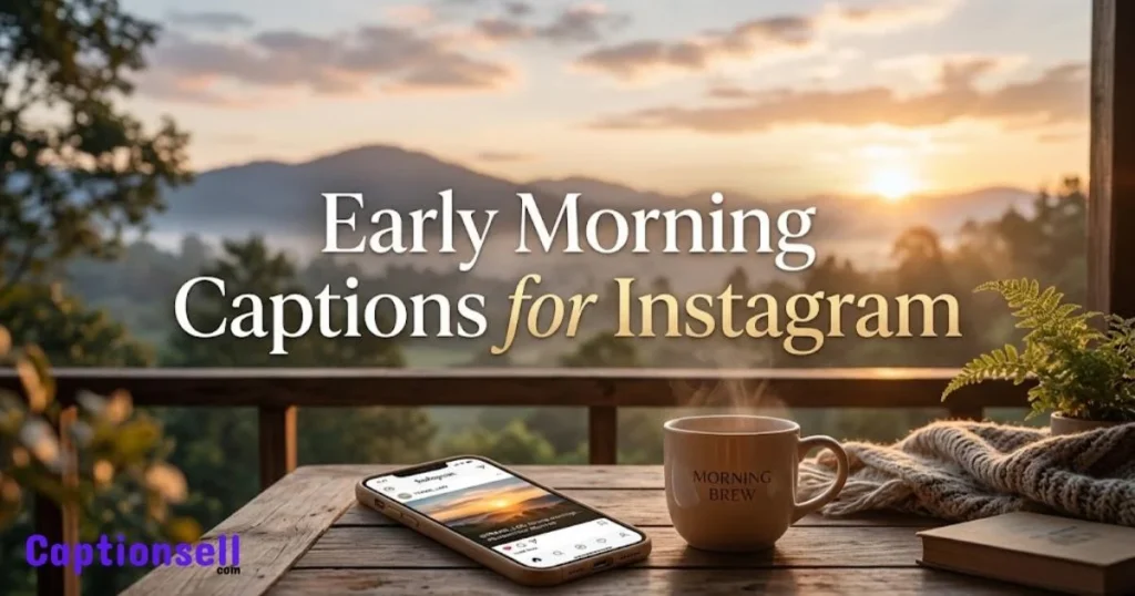 Early Morning Captions For Instagram