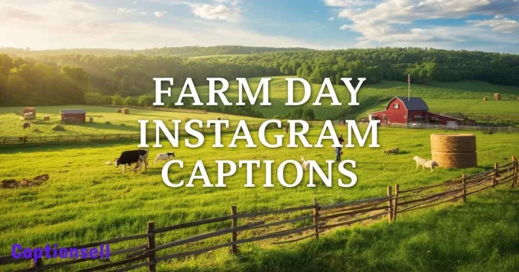 Farm Day Instagram Captions