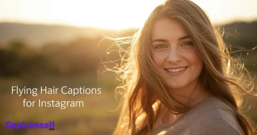 Flying Hair Captions For Instagram