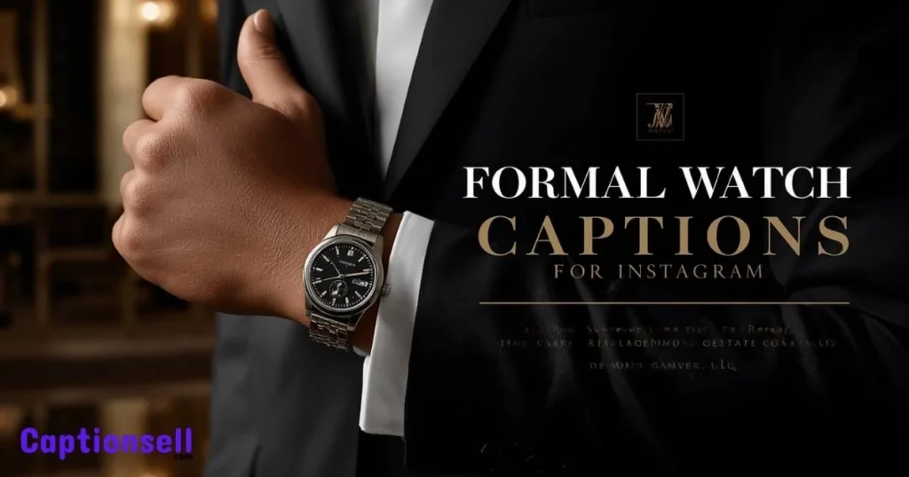 Formal Watch Captions For Instagram