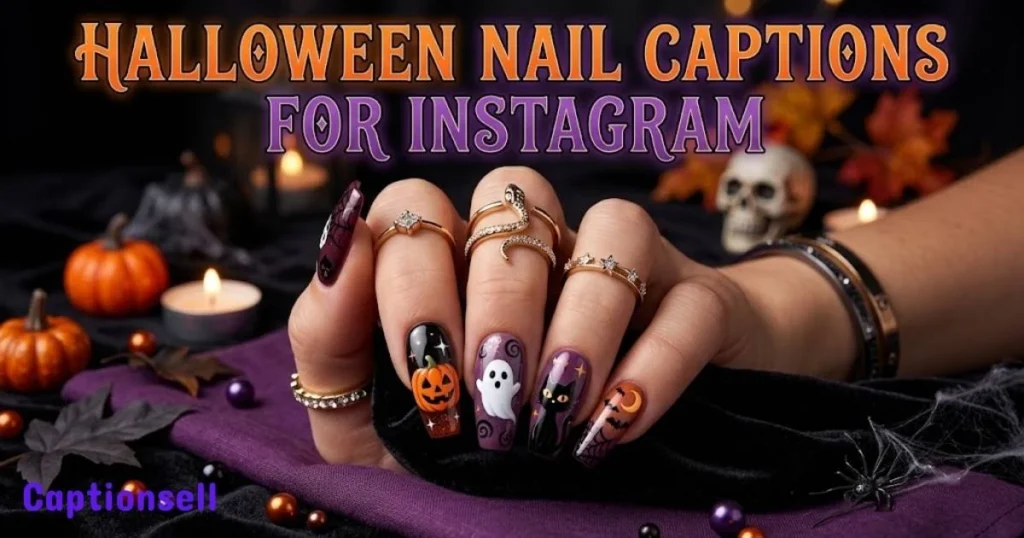 Halloween Nail Captions For Instagram
