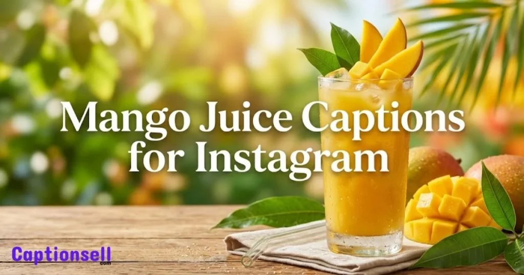 Mango Juice Captions For Instagram 1