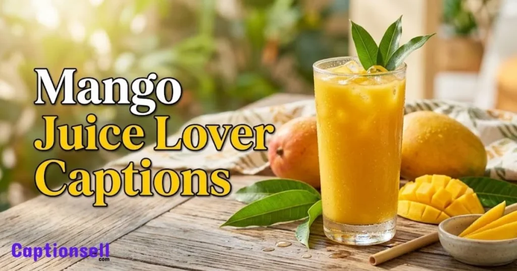 Mango Juice Lover Captions